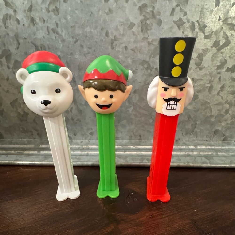 Christmas Pez dispensers. Christmas Pez